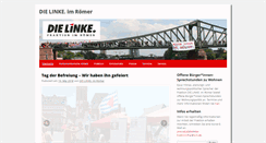 Desktop Screenshot of dielinke-im-roemer.de