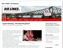 Tablet Screenshot of dielinke-im-roemer.de